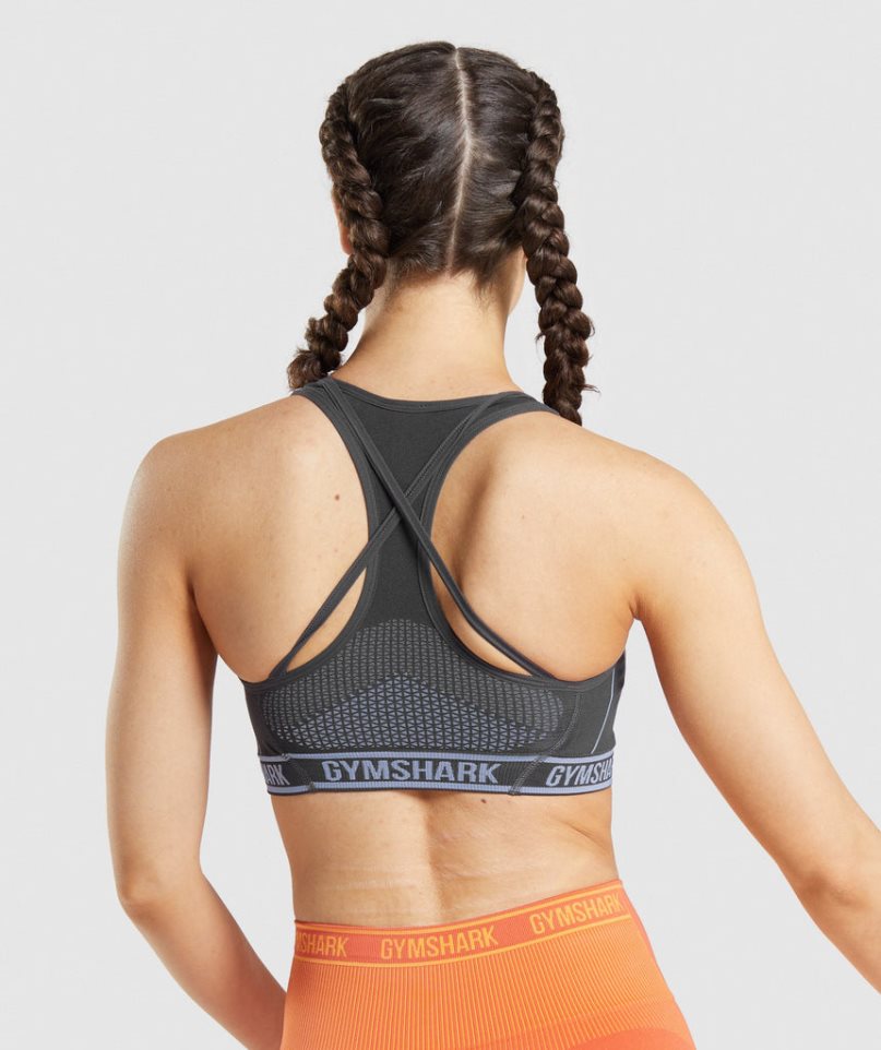 Women's Gymshark Apex Seamless Sports Bra Black | CA D07386